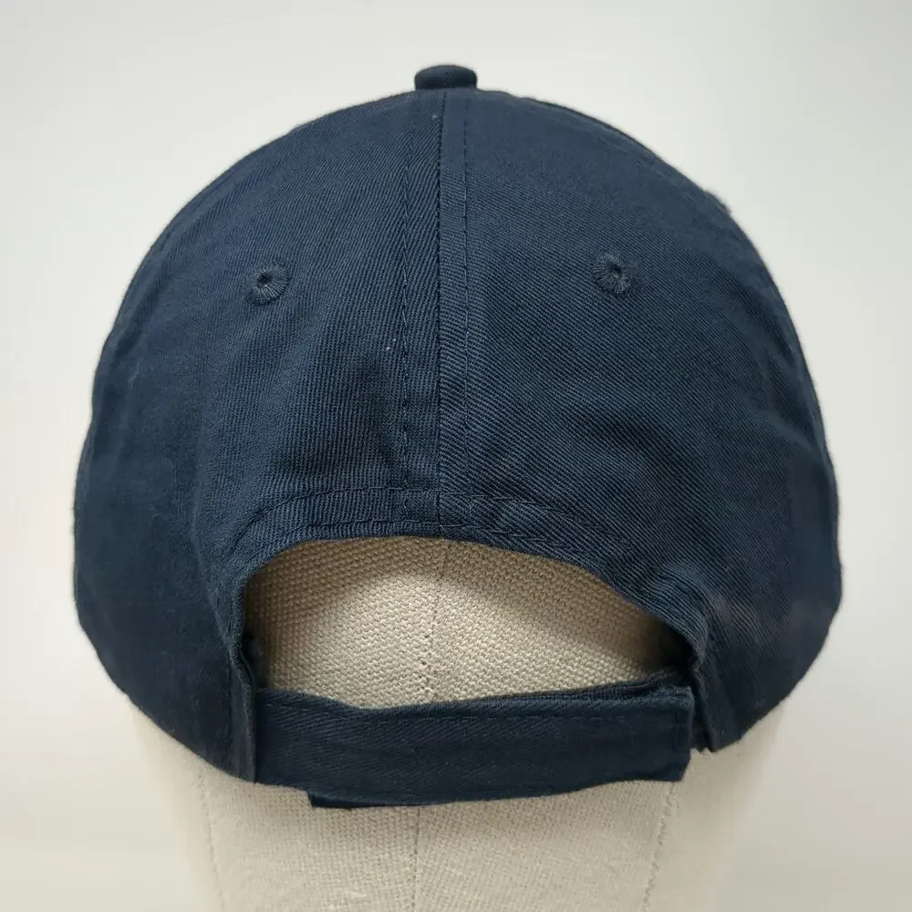 Port & Company Baseball Cap Blue One Size Strapback Startup Health Cotton Hat